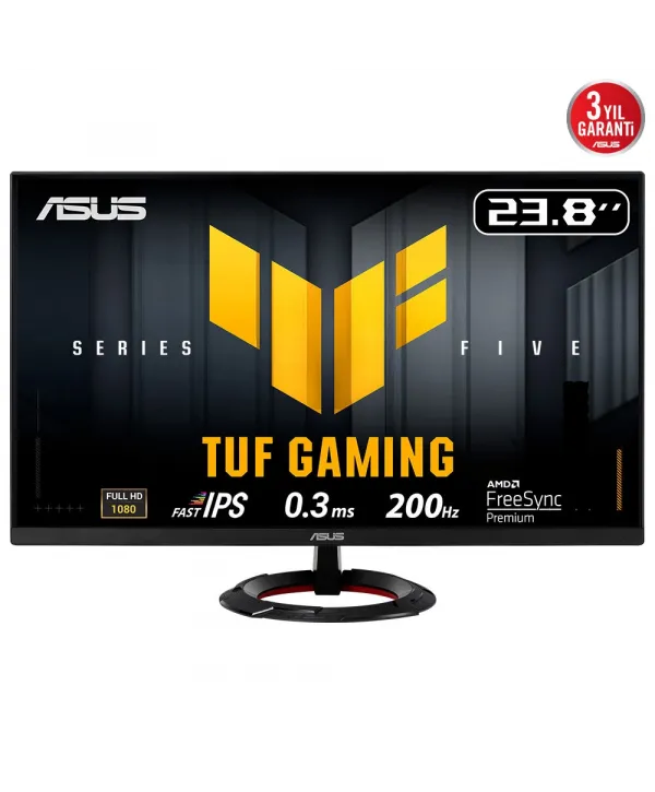 23.8 ASUS TUF GAMING VG249Q5R 200HZ 0.3MS FHD MONITOR