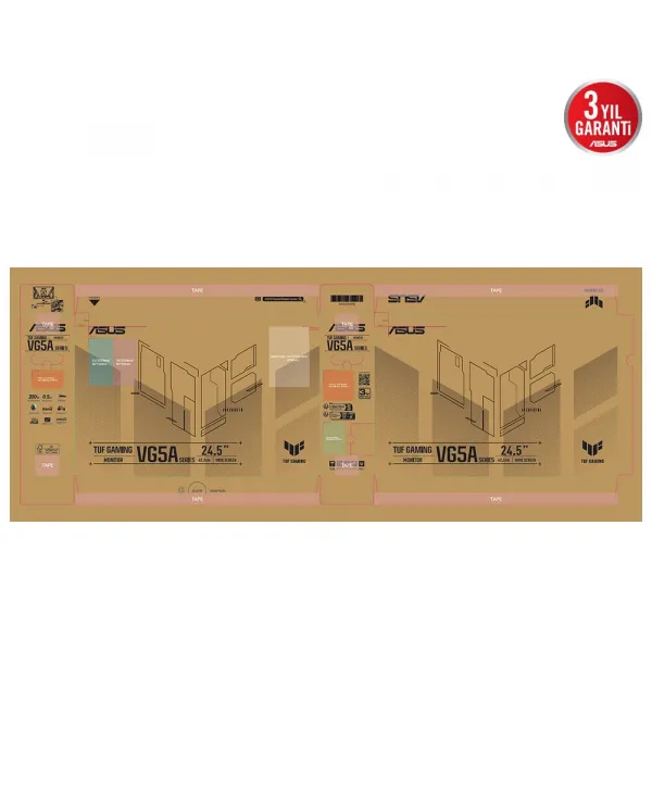 24.5 ASUS TUF GAMING VG257Q5A 200HZ 0.5MS FHD MONITOR