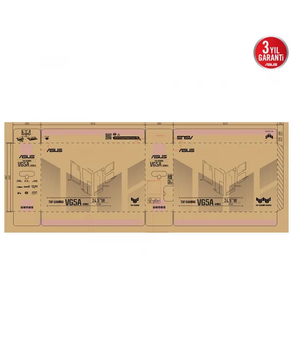 24.5 ASUS TUF GAMING VG259QM5A 0.3MS 240HZ  MONITOR