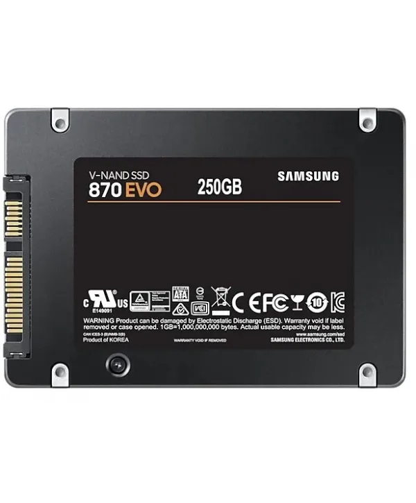 250GB SAMSUNG 870 560/530MB/s EVO MZ-77E250BW SSD