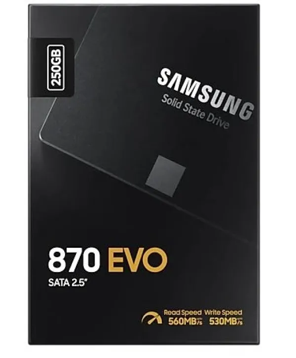 250GB SAMSUNG 870 560/530MB/s EVO MZ-77E250BW SSD