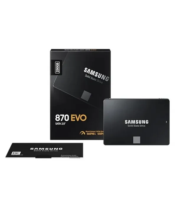 250GB SAMSUNG 870 560/530MB/s EVO MZ-77E250BW SSD