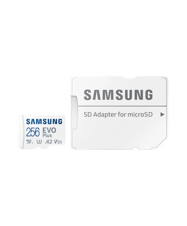 256GB SAMSUNG EVO PLUS MICROSDXC UHS-I U3 V30 A2 160MB/s MB-MC256SA/TR