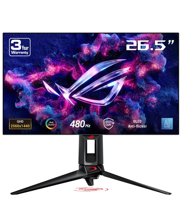 26.5 ASUS ROG SWIFT PG27AQDP 480HZ 0.03MS 2K GTG %135 sRGB