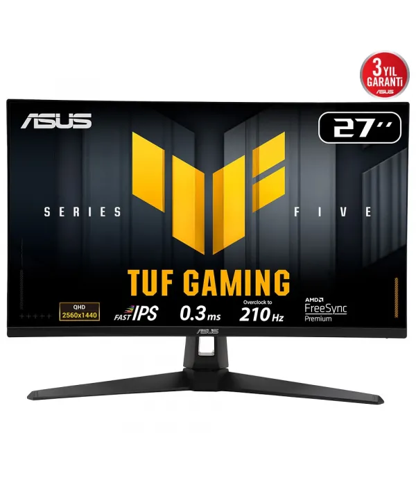 27 ASUS TUF GAMING VG27AQ5A 0.3MS 210HZ 2K MONITOR