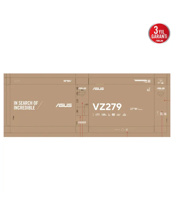 27 ASUS VZ279HG 1MS 120HZ IPS GAMING MONİTÖR