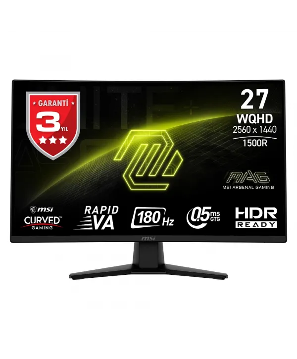 27 MSI MAG 274CQF WQHD 180HZ 0.5 MS ADAPTIVE CURVED GAMING