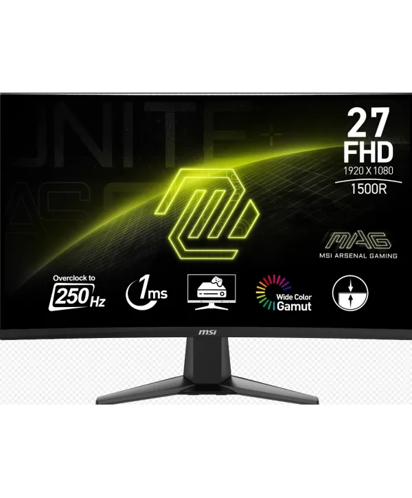 27 MSI MAG 27C6X VA FHD 1500R 1MS 250HZ CURVED