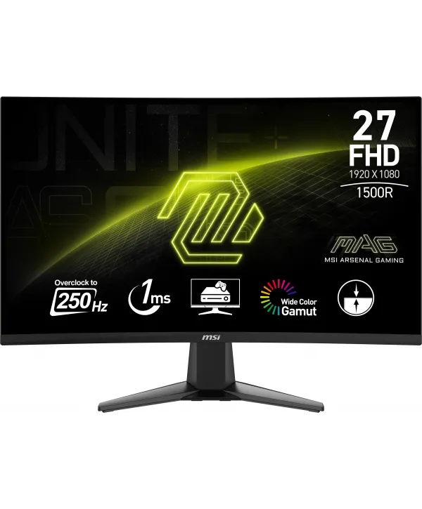 27 MSI MAG 27C6X VA FHD 1500R 1MS 250HZ CURVED