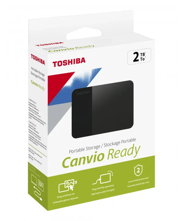 2TB CANVIO READY 2.5 USB3.2 G1 TOSHIBA HDTP320EK3AA
