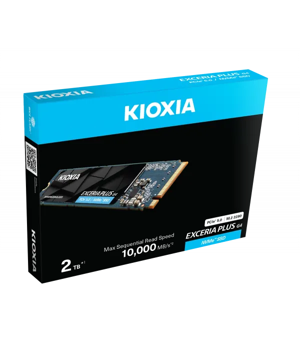 2TB KIOXIA EXCERIA PLUS G4 M.2 NVMe GEN5 10000/8200MB/s LVD10Z002TG8