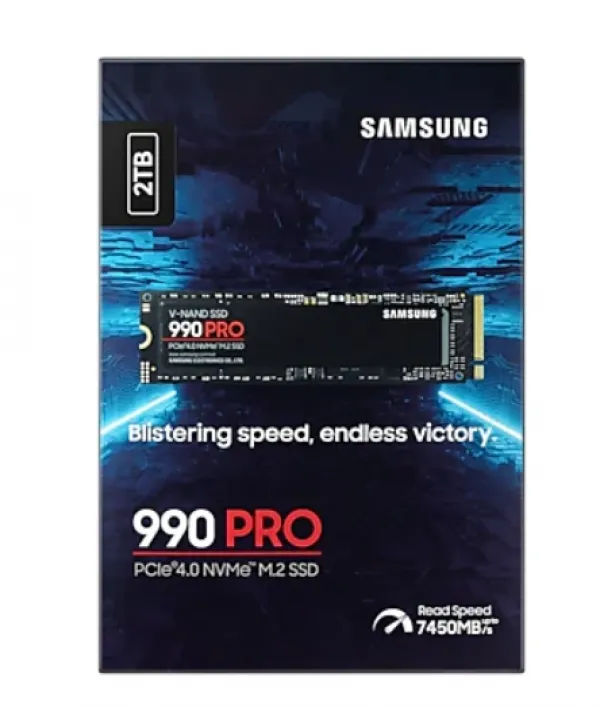 2TB SAMSUNG 990 PRO 7450/6900MB/s M.2 NVMe MZ-V9P2T0BW (Resmi Distribütör Garantili)