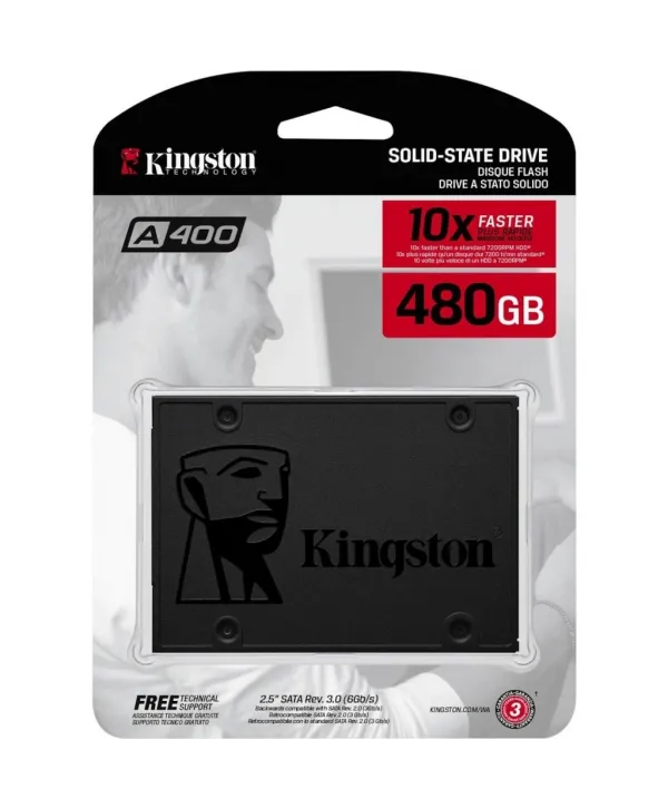 480GB KINGSTON A400 500/450MBs SSD SA400S37/480G