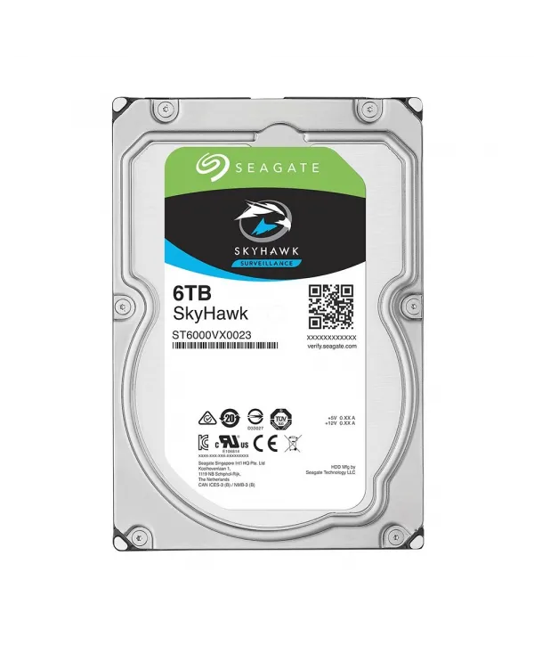 6TB SEAGATE SKYHAWK 256MB 7/24 RV ST6000VX008