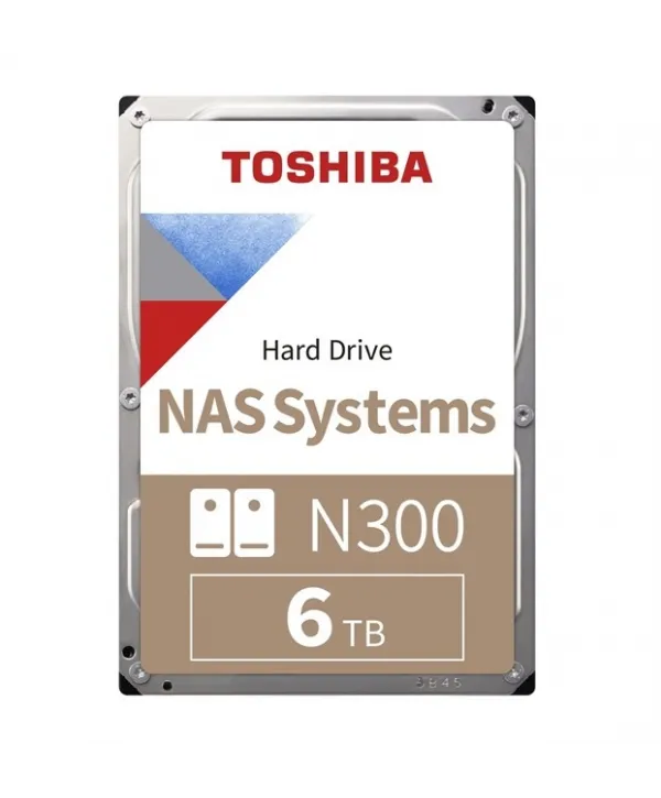 6TB TOSHIBA N300 7200RPM SATA3 512MB MN10ADA600S