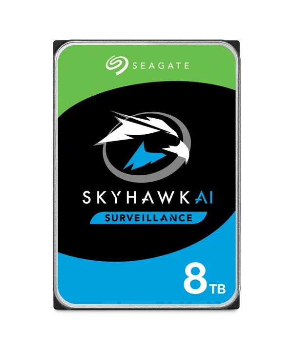 8TB SEAGATE SKYHAWK AI 256MB 7/24 RV ST8000VE001