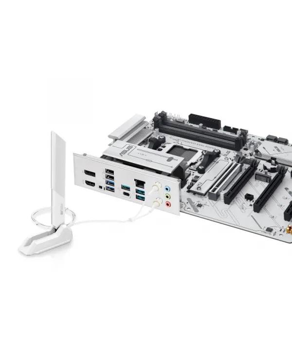 ASUS B650E MAX GAMING WIFI W BEYAZ DDR5 ANAKART