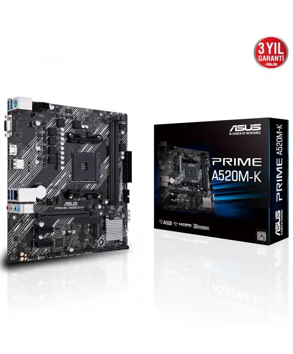 ASUS PRIME A520M-K DDR4 4600MHz VGA M.2 MATX AM4