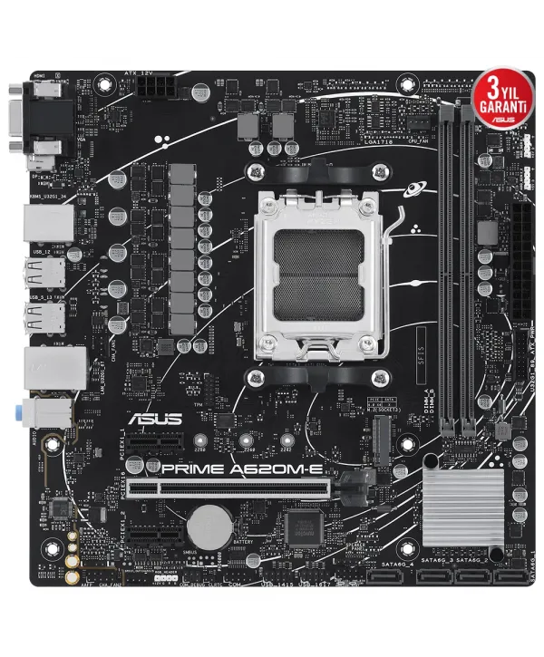 ASUS PRIME A620M-E-CSM DDR5 M.2 HDMI mATX AM5