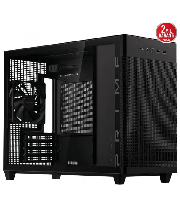 ASUS PRIME AP201 TEMPERED GLASS SİYAH KASA