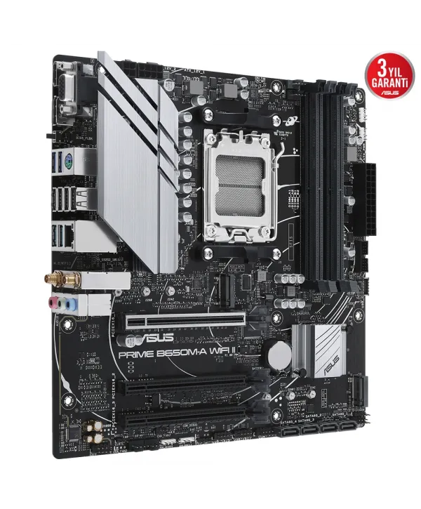 ASUS PRIME B650M-A WIFI II DDR5 6400Mhz(OC) M.2 mATX AM5