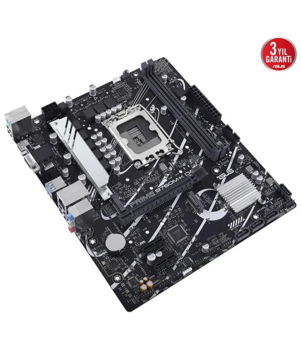 ASUS PRIME B760M-K D4 DDR4 5333MHz(OC) RGB M.2 mATX 1700p