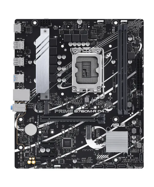 ASUS PRIME B760M-R D4 INTEL B760 SOKET 1700 DDR4