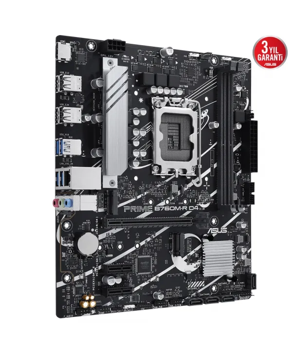 ASUS PRIME B760M-R D4 INTEL B760 SOKET 1700 DDR4