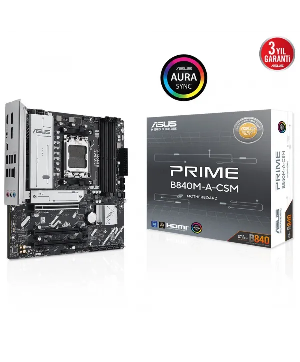 ASUS PRIME B840M-A-CSM AMD  mATX ANAKART