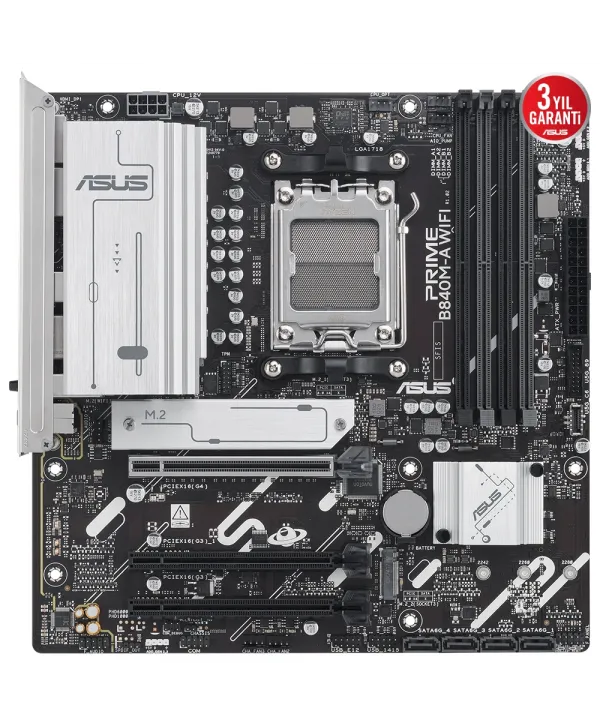 ASUS PRIME B840M-A WIFI AMD  DDR5 mATX ANAKART