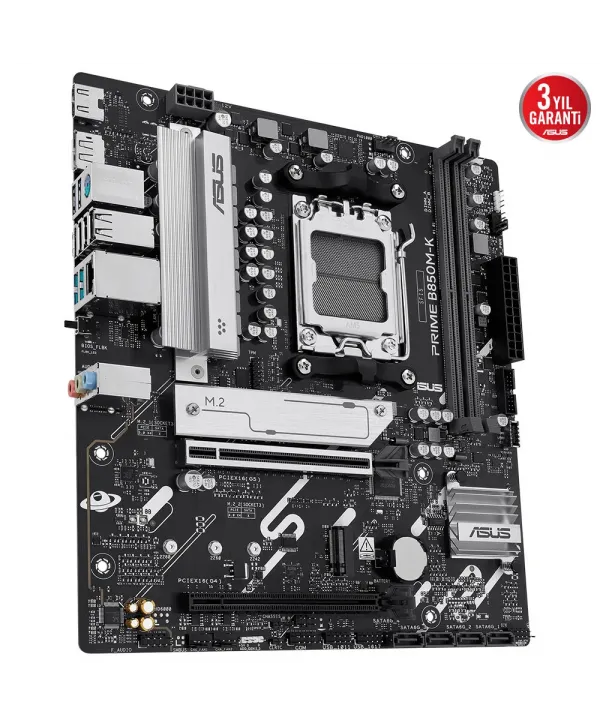 ASUS PRIME B850M-K AM5 DDR5 8400MHZ(OC) HDMI mATX ANAKART