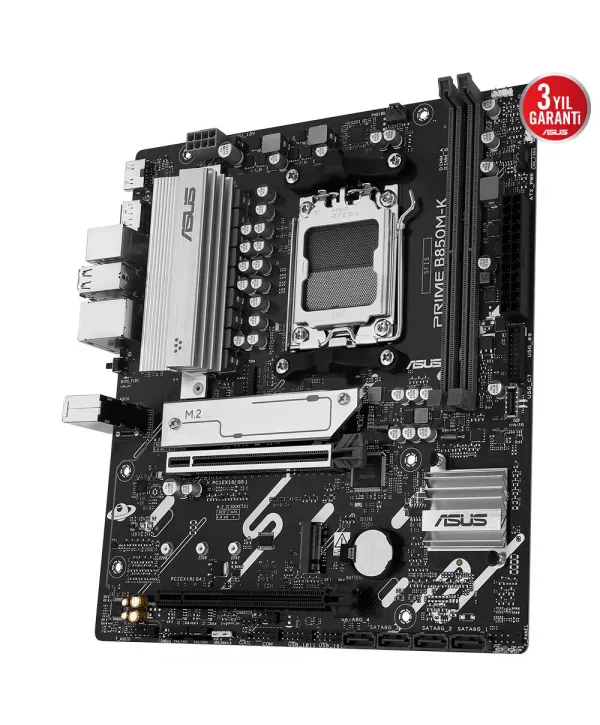ASUS PRIME B850M-K AM5 DDR5 8400MHZ(OC) HDMI mATX ANAKART