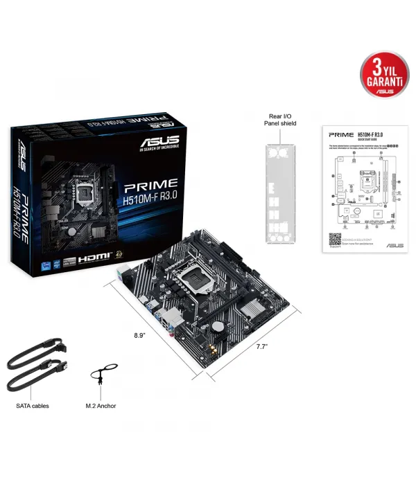 ASUS PRIME H510M-F R3.0 INTEL H470 LGA1200 DDR4