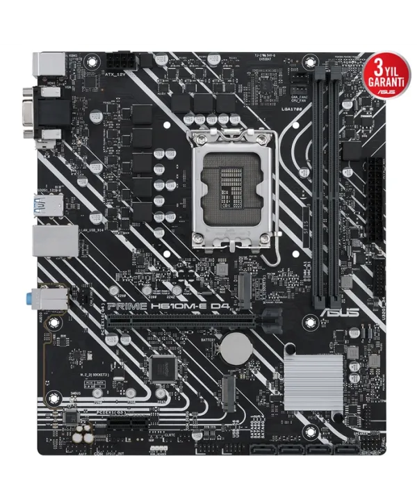 ASUS PRIME H610M-E D4-CSM DDR4 3200MHz DP HDMI M.2 mATX 1700p