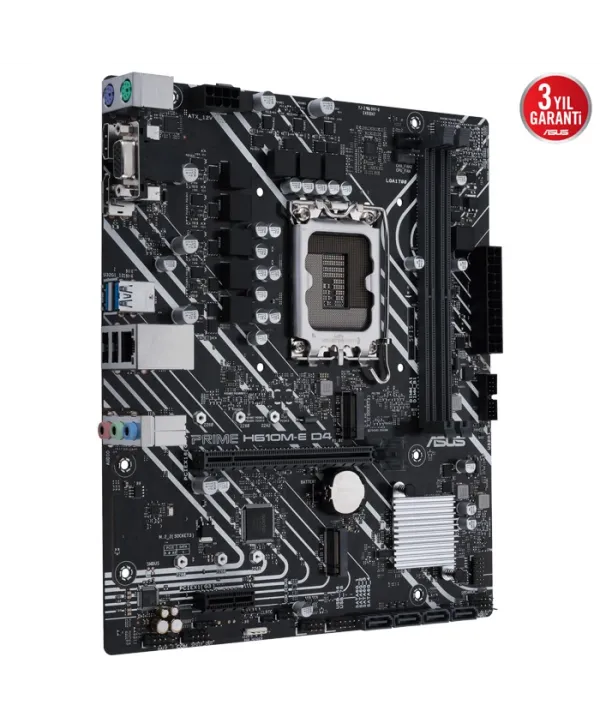 ASUS PRIME H610M-E D4-CSM DDR4 3200MHz DP HDMI M.2 mATX 1700p