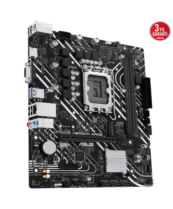ASUS PRIME H610M-K ARGB DDR5 5600MHz M.2 HDMI VGA mATX 1700p