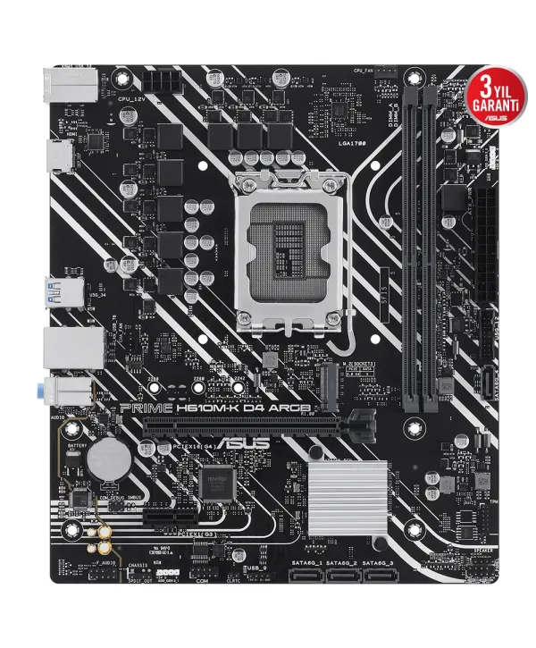 ASUS PRIME H610M-K D4 ARGB DDR4 3200MHZ MATX
