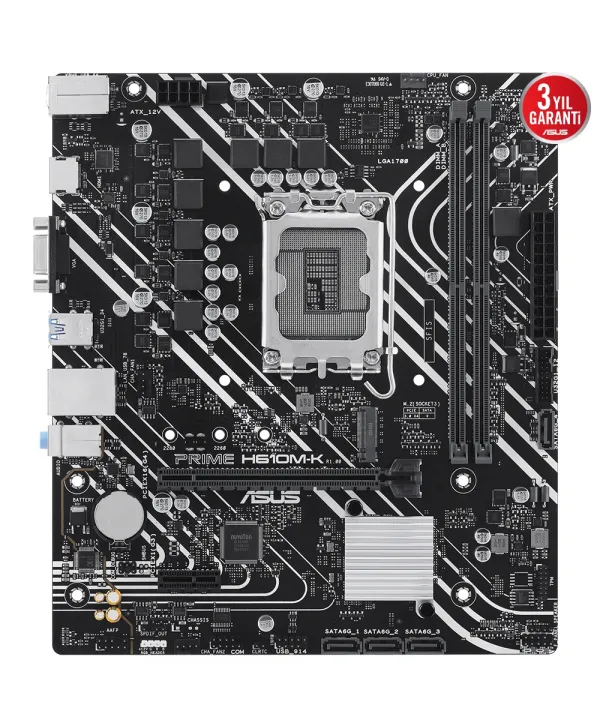 ASUS PRIME H610M-K DDR5 5600Mhz HDMI VGA mATX 1700