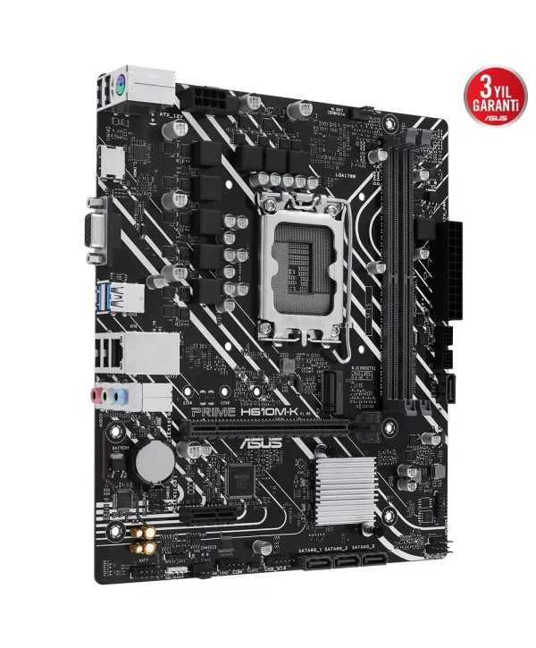 ASUS PRIME H610M-K DDR5 5600Mhz HDMI VGA mATX 1700