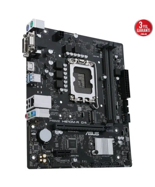 ASUS PRIME H610M-R D4-SI  DDR4 3200(OC) HDMI VGA 1700p mATX