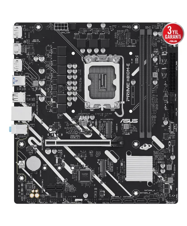 ASUS PRIME H810M-E-CSM INTEL 1851 ANAKART