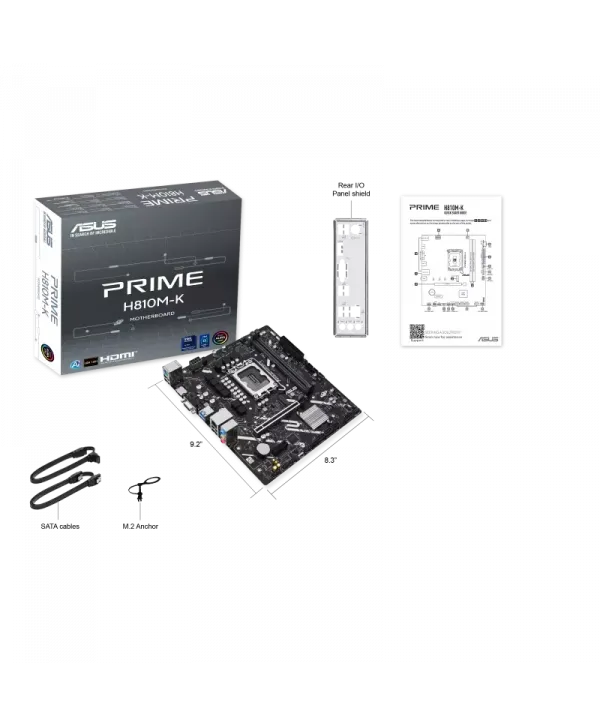 ASUS PRIME H810M-K INTEL H810 LGA1851 DDR5 ANAKART