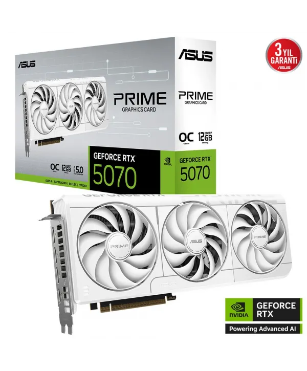 ASUS PRIME-RTX5070-O12G-WHITE 12GB 192BIT VGA