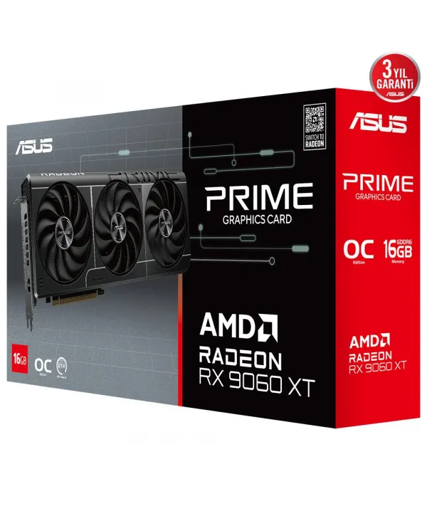 ASUS PRIME-RX9060XT-O16G AMD RADEON 128BIT 16G VGA