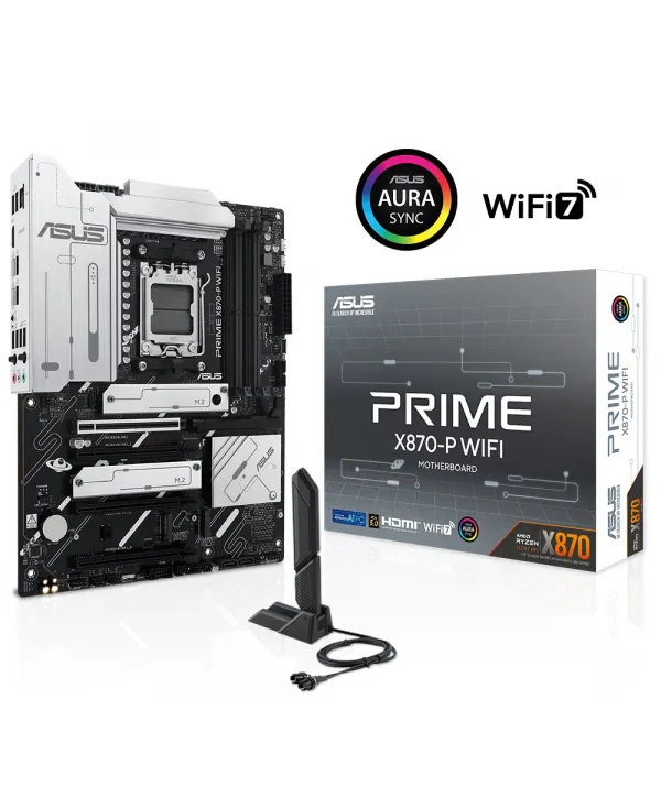 ASUS PRIME X870-P WIFI AMD X870 SOKET AM5 DDR5 800