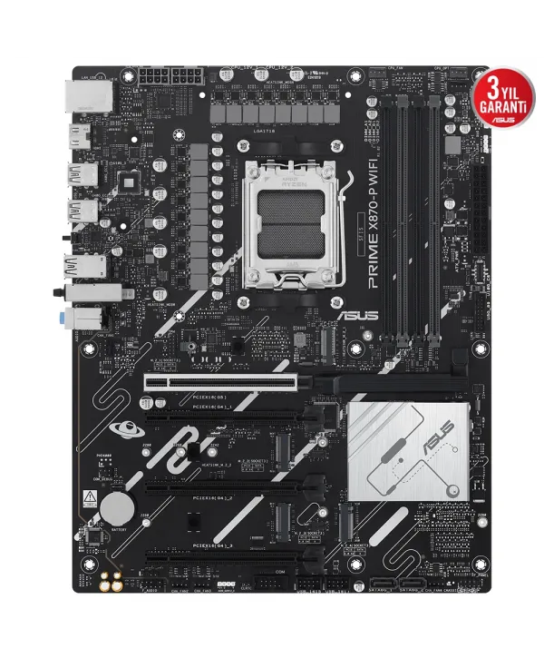 ASUS PRIME X870-P WIFI AMD X870 SOKET AM5 DDR5 800