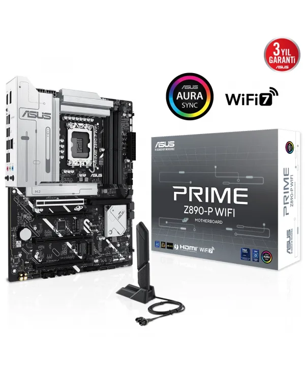 ASUS PRIME Z890-P WIFI DDR5 4XM2 USB3.2 RGB LAN ATX