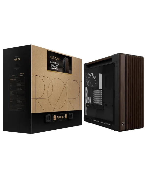 ASUS PROART PA602 WALNUT WOOD TG PWM MODERN BLACK