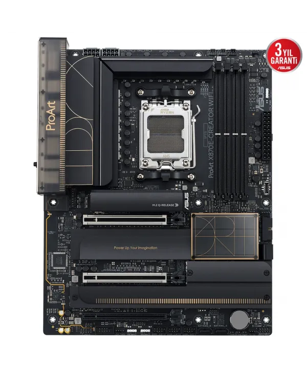 ASUS PROART X870E-CREATOR WIFI AMD X870E Soket AM5 DDR5 8000+(OC)MHz ATX