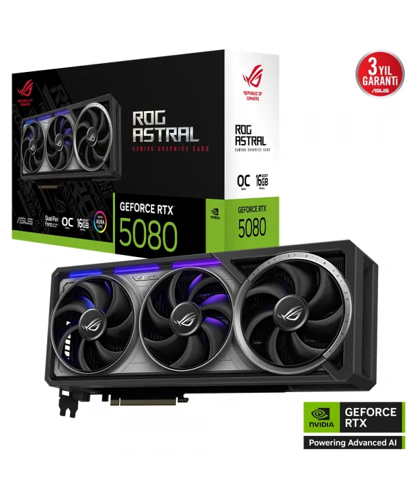 ASUS ROG-ASTRAL-RTX5080-O16G-GAMIN EKRAN KARTI